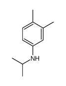 3,4-dimethyl-N-propan-2-ylaniline结构式