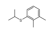 (2,3-dimethylphenyl)(isopropyl)sulfane Structure
