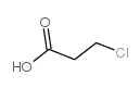3-氯丙酸结构式