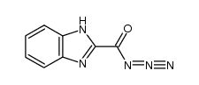 Benzimidazol-2-carbonsaeureazid Structure
