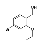4-Bromo-2-ethoxybenzyl alcohol structure