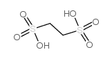 1,2-Ethanedisulfonic acid structure