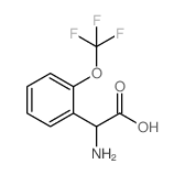 氨基-(2-三氟甲氧基-苯基)-乙酸结构式