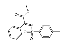 methyl N-p-toluenesulfonyl-1-imino-1-phenylacetate Structure