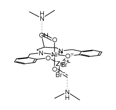Ni((OH)CH(CH2NHCH2C6H4O)2)*ZnBr2*(DMF)2结构式