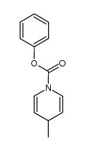 4-Methyl-1-(phenoxycarbonyl)-1,4-dihydropyridine结构式