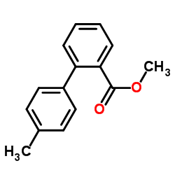 Methyl-4'-methylbiphenyl-2-carboxylat Structure