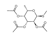 methyl 2,3,4-tri-O-acetyl-1-thio-α-L-fucopyranoside结构式