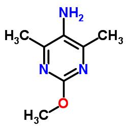 2-Methoxy-4,6-dimethyl-5-pyrimidinamine Structure