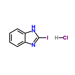 2-Iodo-1H-benzimidazole hydrochloride (1:1)结构式
