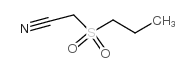 2-丙烷磺酰基乙腈结构式