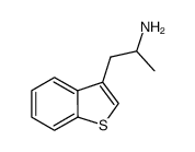2-Benzo[b]thiophen-3-yl-1-methyl-ethylamine结构式