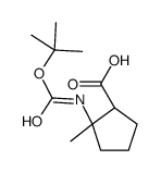 CIS-2-TERT-BUTOXYCARBONYLAMINO-2-METHYL-CYCLOPENTANECARBOXYLIC ACID picture