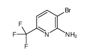 2-氨基-3-溴-6-三氟甲基吡啶结构式
