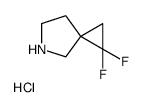1,1-二氟-5-氮杂螺[2.4]庚烷盐酸盐结构式