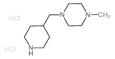 1-Methyl-4-(4-piperidinylmethyl)piperazine dihydrochloride Structure