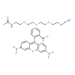 TAMRA-PEG3-Azide Structure