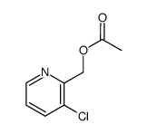 (3-chloropyridin-2-yl)methyl acetate结构式