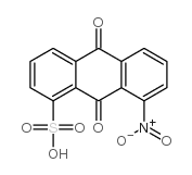 1-Anthracenesulfonicacid, 9,10-dihydro-8-nitro-9,10-dioxo-结构式