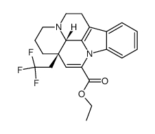 Ethyl 21,21,21-trifluoroapovincaminate结构式