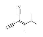 2-(1,2-Dimethylpropylidene)malononitrile Structure