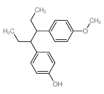 Phenol,4-[(1R,2S)-1-ethyl-2-(4-methoxyphenyl)butyl]-, rel- Structure