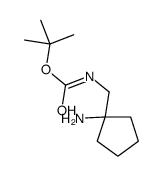 N-[(1-氨基环戊基)甲基]氨基甲酸叔丁酯图片