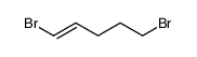 (E)-1,5-dibromopent-1-ene Structure