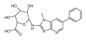 2-Amino-1-Methyl-6-phenylimidazo[4,5-b]pyridine N-β-D-Glucuronide Structure