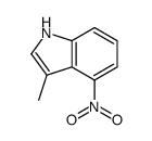 3-Methyl-4-nitro-1H-indole Structure