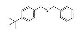 (4-tert-butylbenzyl)(benzyl)sulfane Structure