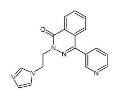 2-(2-(1-imidazolyl)ethyl)-4-(3-pyridyl)-1(2H)-phthalazinone结构式