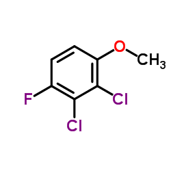 2,3-Dichloro-1-fluoro-4-methoxybenzene Structure