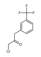 1-chloro-3-(3-(trifluoromethyl)phenyl)propan-2-one Structure