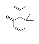 3,5,5-trimethyl-6-prop-1-en-2-ylcyclohex-2-en-1-one结构式