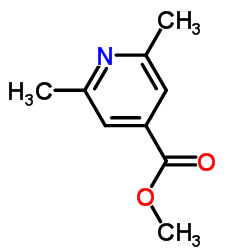 4-​Pyridinecarboxylic acid, 2,​6-​dimethyl-​, methyl ester结构式
