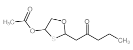 (5-ACETOXY-1,3-OXATHIOLAN-2-YL)METHYL BUTYRATE Structure