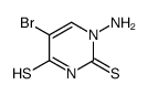 1-amino-5-bromopyrimidine-2,4-dithione Structure