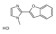 2-(1-benzofuran-2-yl)-1-methylimidazole,hydrochloride结构式