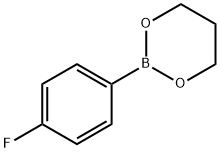 4-氟苯硼酸-1,3-丙二醇酯结构式