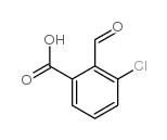 3-氯-2-甲酰基苯甲酸结构式