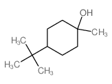 Cyclohexanol,4-(1,1-dimethylethyl)-1-methyl-, trans-结构式