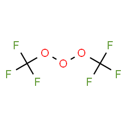 Bis(trifluoromethyl) pertrioxide Structure