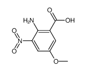 2-amino-5-methoxy-3-nitrobenzoic acid Structure