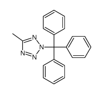 5-methyl-2-trityltetrazole结构式