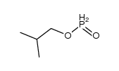 hypophosphorous acid isobutyl ester Structure