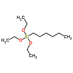 Triethoxy(hexyl)silane structure