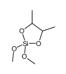 2,2-dimethoxy-4,5-dimethyl-1,3,2-dioxasilolane Structure