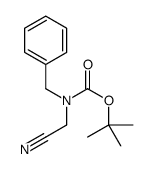 TERT-BUTYL BENZYLCYANOMETHYLCARBAMATE Structure