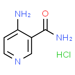 4-氨基-3-吡啶甲酰胺盐酸盐结构式